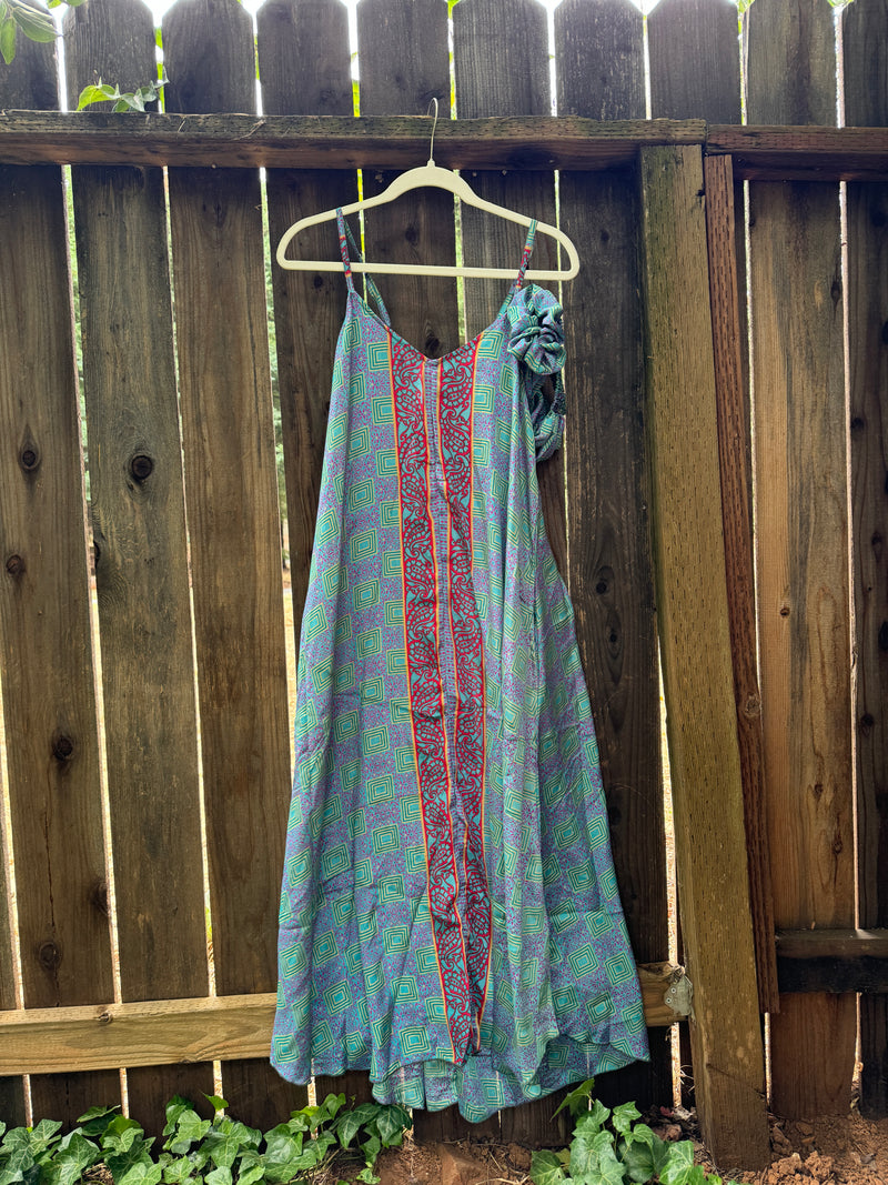 Oracle Dress - L - Cerulean Blue