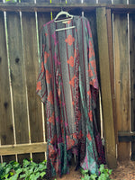 Femme Kimono Wrap Dress- Mystic Journey - L