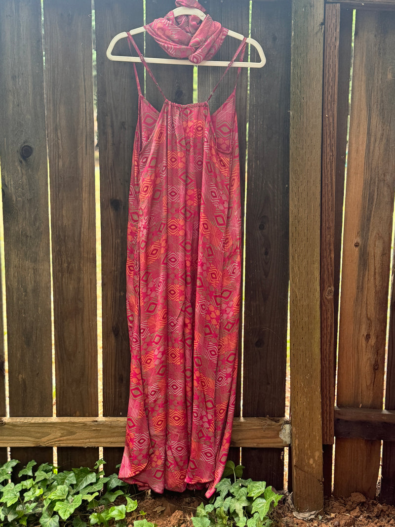 Oracle Dress - L - Hot Rose Pink