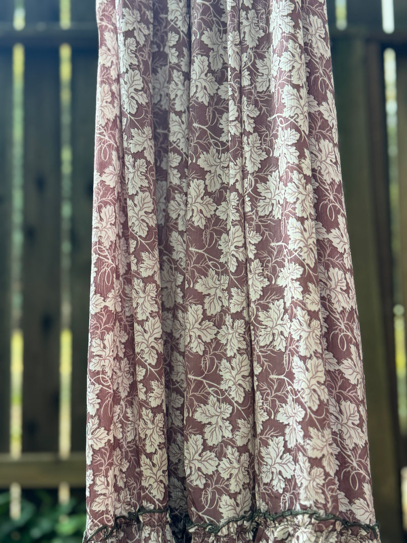 Topanga Maxi Dress - M - Mauve Mood