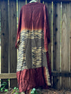 Femme Kimono Wrap Dress- Cinnamon Spice - L