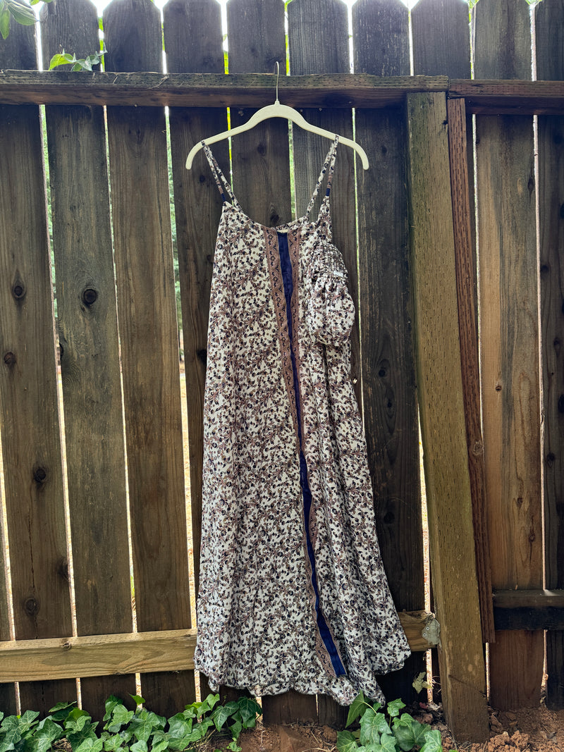 Oracle Dress - L - White Garden